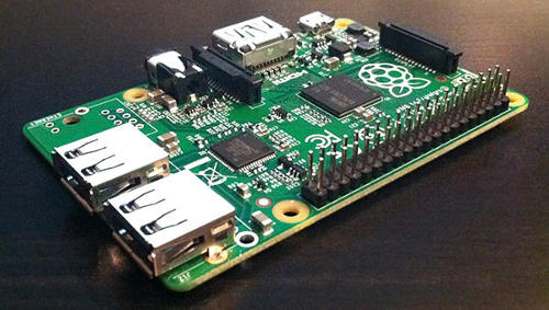 Raspberry Pi Model B+ on a diet :)