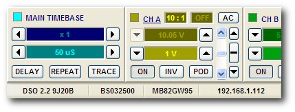 DSO Connected to a BS310U via USB