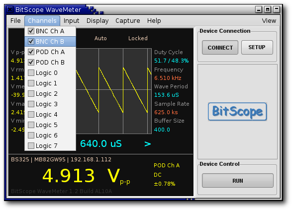 BitScope Meter Duty Cycle